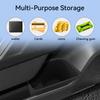 LUCKEASY for Toyota RAV4 2026 Silicone Front Door Pocket Left Right Storage Tray Car Interior Accessories Black