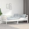VidaXL Daybed White Solid Pine Wood 90x200 Cm 820298