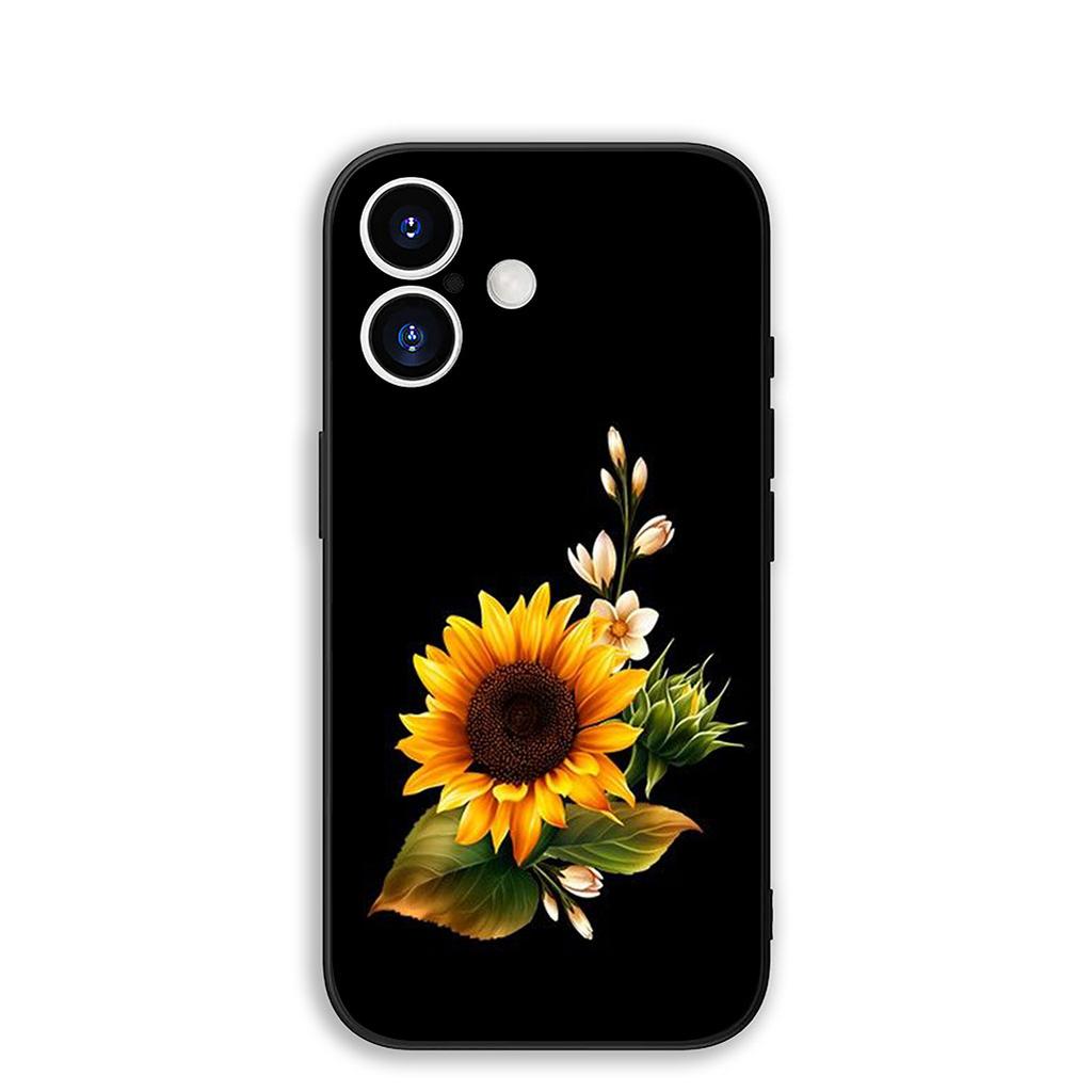 Cover for Samsung Galaxy S22 S21 S20 Fe Ultra S9 Plus + A13 A22 M21 M31 M55 M15 Protective Phone Case With Sunflower Flower
