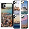 Мягкий чехол для телефона Istanbul Coque для iPhone 14 XR X XS Max 5S 6S 7 8 Plus SE 2020 11 12 13 Pro Max, мини-чехол для телефона