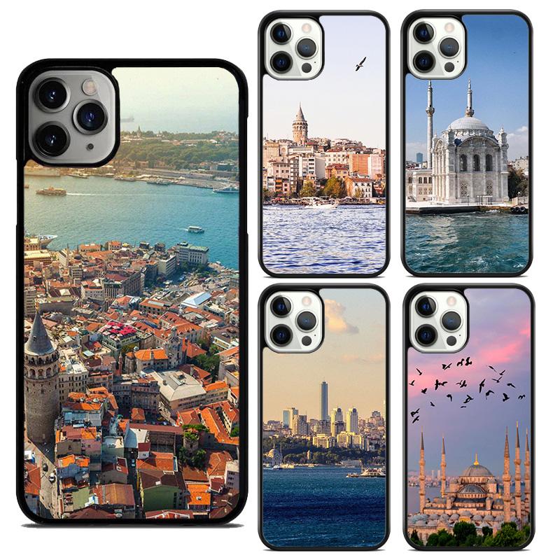 Мягкий чехол для телефона Istanbul Coque для iPhone 14 XR X XS Max 5S 6S 7 8 Plus SE 2020 11 12 13 Pro Max, мини-чехол для телефона