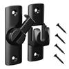 90/180 Door Buckle, Zinc Alloy Door Clasp Lock, Rotating, Flip Latch, Sliding Door, Keyed, Earthquake-Resistant, Anti-Theft, for Rooms, Windows, and