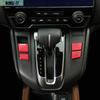 4 шт. Для Honda CR-V CRV 2017-20 Красный Декор Кнопки Рычага Переключения Передач