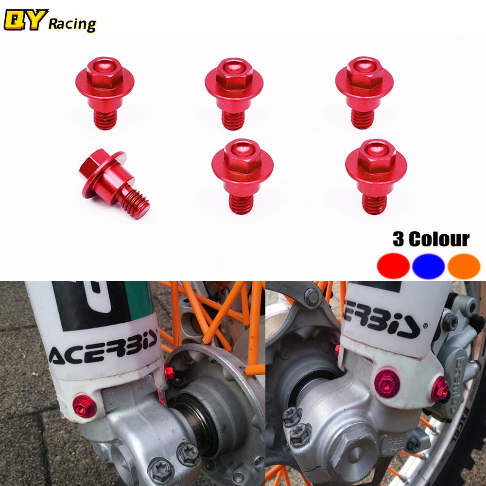 Новые болты для защиты передней вилки для Honda CR125R CR250R CRF250R CRF250X CRF450R CRF450X CRF450RX CRF250L/M CRF 250 RALLY 450R