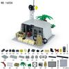 1605A-1605F Military Operation Command Center Defense Bunker Building Block Model Toy