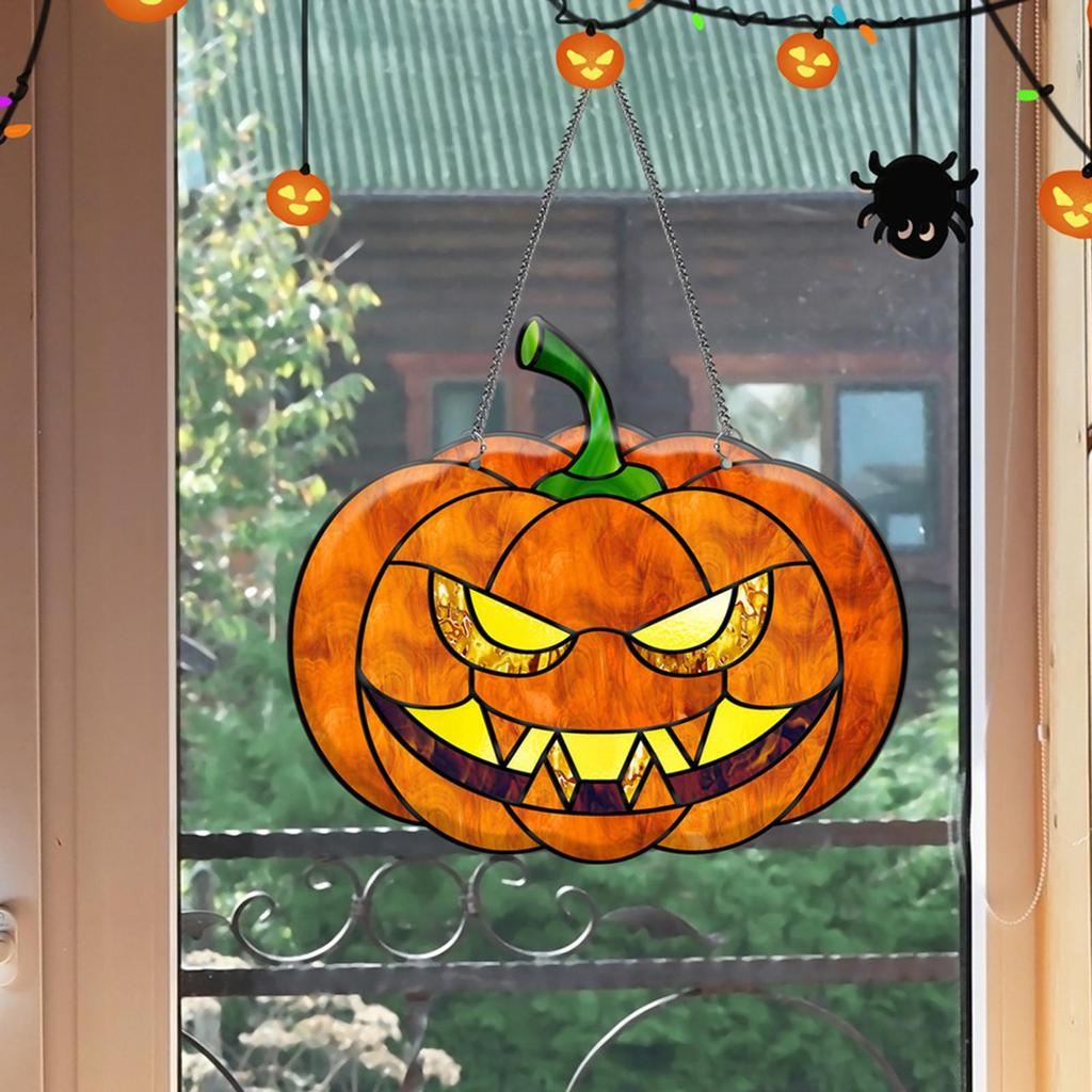 Halloween Hanging Decorations with Chain and Suction Cup Hook Ornaments