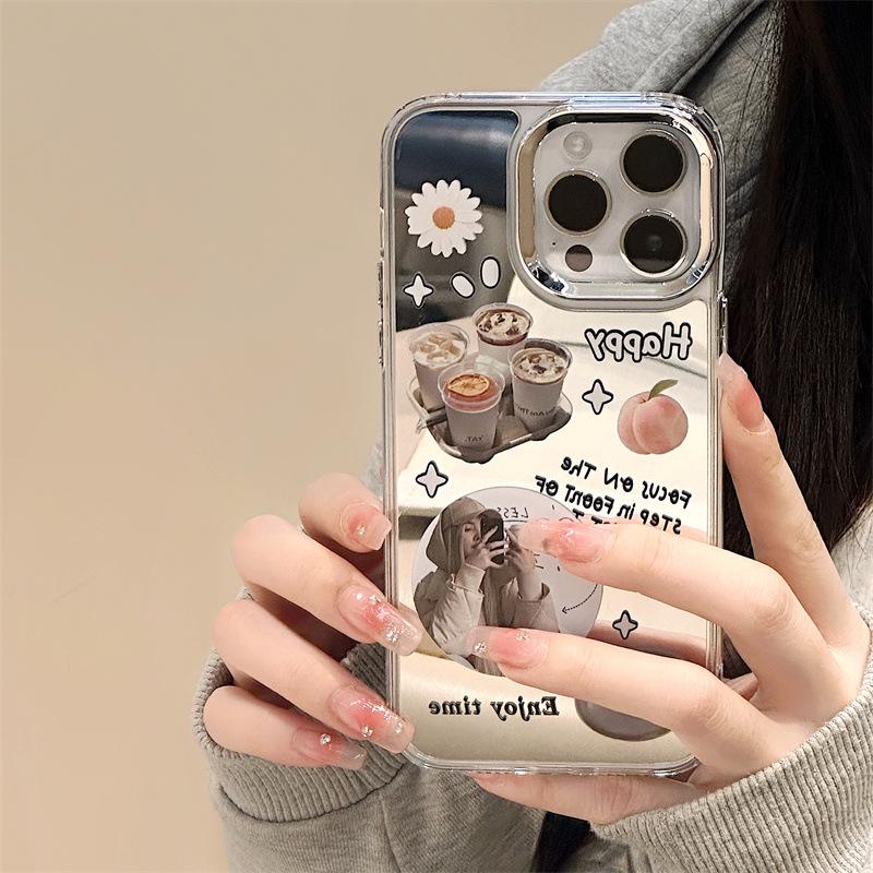 Zhitai 3-in-1 Mirror Case for iPhone 12-16 Pro, Pro Max & 13