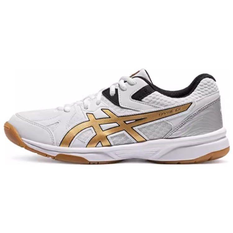 Asics River Cs Comfortable Versatile Shock Absorbing Durable Breathable Low Top Badminton Shoes Unisex Shoes White Platinum 1073A030-104