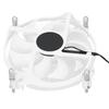 CPU Cooler UltraThin AllAluminum Heat Sink Low Sound White Fan Radiator for Intel 115 Series