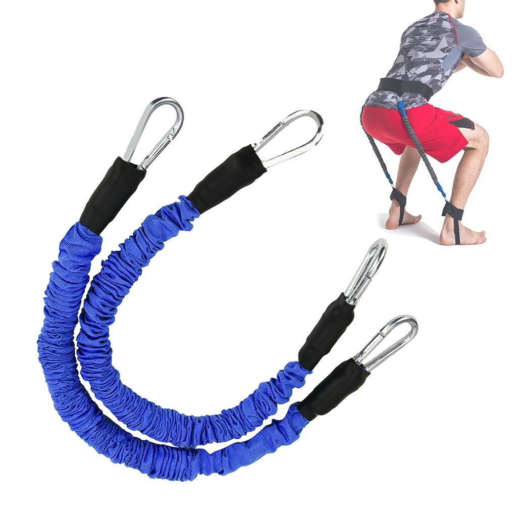 Latex Basketball Bouncing Trainer Equipment Leg Muscle Strength Pull Rope for Fitness Body Shaperblue