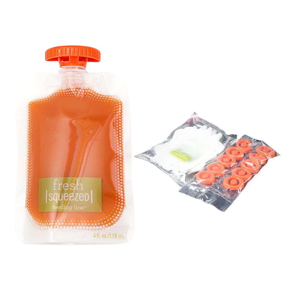 Многоразовые пакеты для детского питания, домашние контейнеры для хранения детского питания, пакеты для пюре для детей и