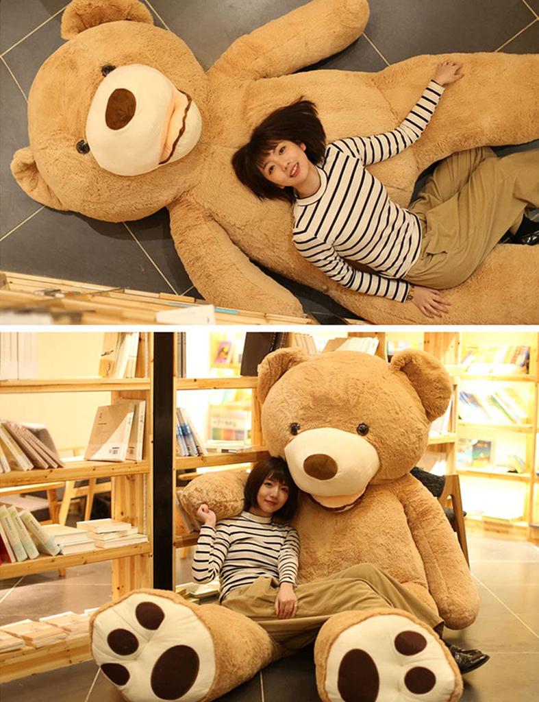 MIXUS Мягкая игрушка Мягкая подушка Гигантская мягкая игрушка Дополнительное украшение Большая/плюшевый мишка/Игрушка-медведь/Большая игрушка/Мягкий медведь/Игрушка-обнимашка/Мягкий