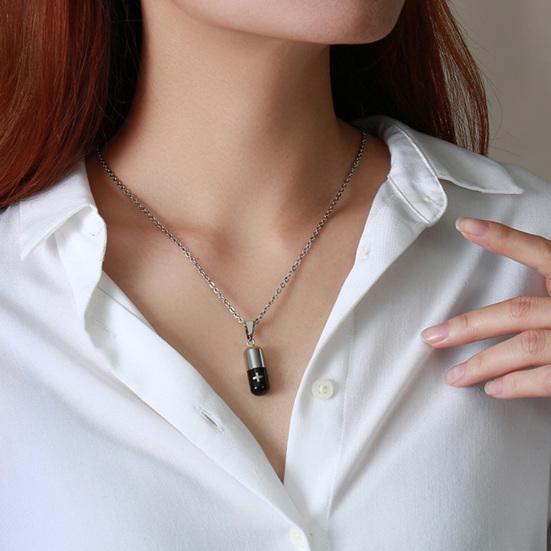 Подвеска для таблеток с крестом и гравировкой, титановая сталь, водонепроницаемый чехол для таблеток, подвеска, подарок