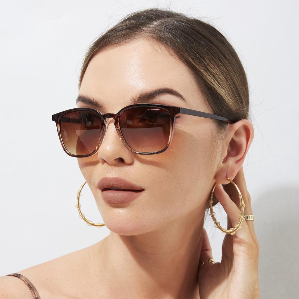 Protective Glasses Square Small Sunglasses Women Purple Colorful Sun Glasses Female Gradient Hip Hop Shades Uv400