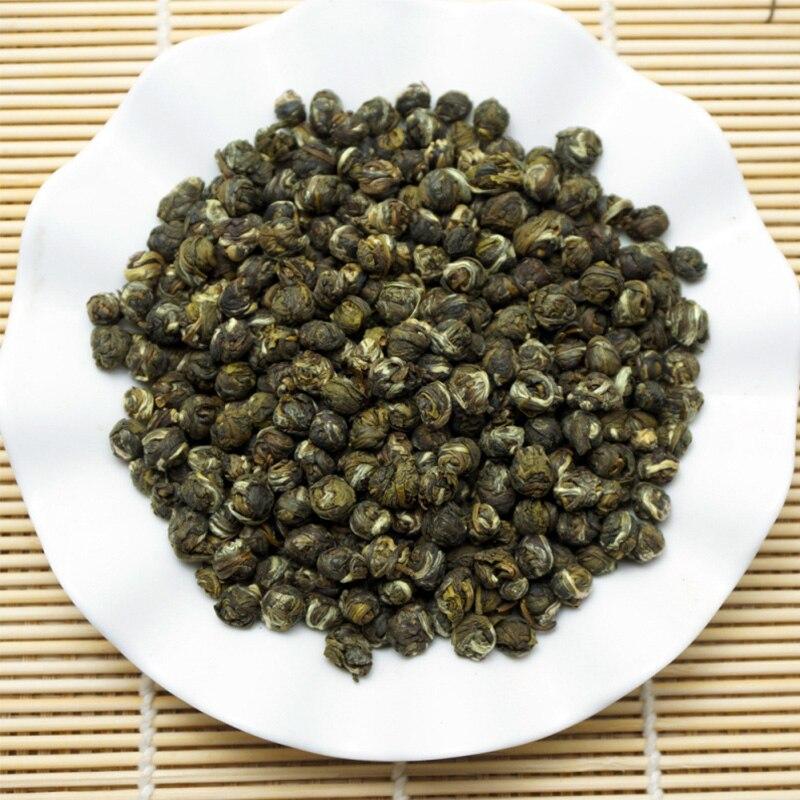 2023 Зеленый чай Жасминовый чай рассыпной Жемчуг Дракона Натуральный жасминовый чай Подарочная банка 250 г