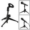 Desktop Durable Live Broadcast Microphone Stand Mic Clip Standing Rack Holder Tripod