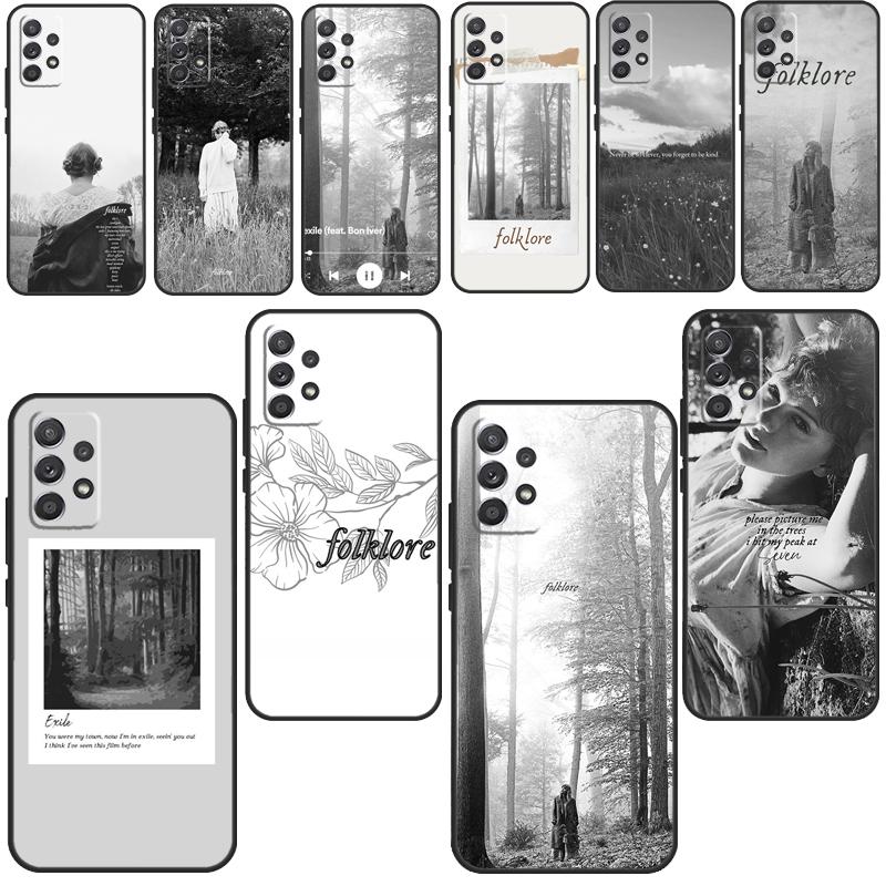 Мягкий чехол Folklore для Samsung Galaxy A32 A52 A72 A12 A42 A40 A50 A70 A03S A21S A52S A71 A51