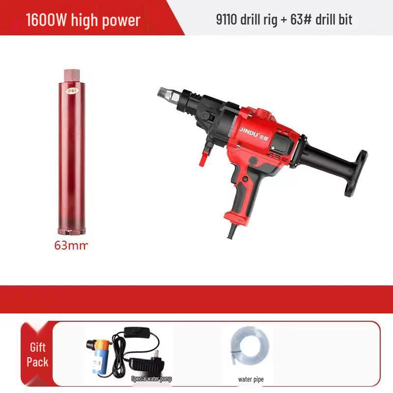 Dual-Use High-Power Handheld & Desktop Concrete Core Drill Machine with Water & Electricity Options