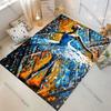 Ballet dancer vibrant artistic expression carpet Yoga living room room decor children's crawling mat doormat area rug