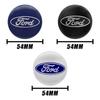 Car 54mm Wheel Center Cap Hub Covers Badge Accessories For Ford Fiesta Mk7 Focus 2 Mk3 F150 Mondeo C-Max Fusion Ranger Escort