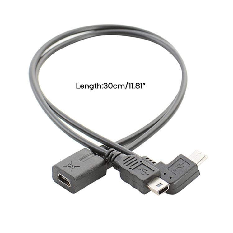 Мини-разветвитель USB Кабель Женский на 5p Мужской Провод Микро Мужской Зарядный Кабель