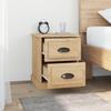 Maison Exclusive - Table de chevet chêne sonoma 39x39x47,5 cm bois d'ingénierie