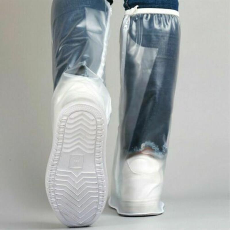1 пара нескользящих водонепроницаемых бахил от дождя для прозрачной защиты обуви