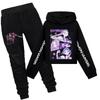 Children's Two-piece Hooded Top And Pants Long-sleeved Printed Sweatshirt Set