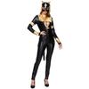 Catgirl Nun Costume, Funny Bat Mask Patent Leather One-piece Cat Costume Cos Costume, Halloween Costume