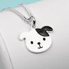 [Aslit] Children's Silver Necklace Kids Silver 925 Puppy Dog Zodiac Pendant