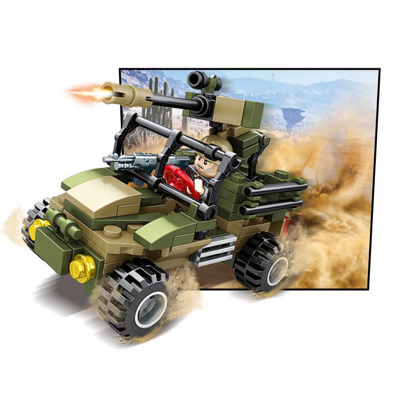 "Совместимые Lego Kaiyi Межграничные Маленькие Частицы Военные Животные Образовательные Строительные Блоки Игрушки для Детей"