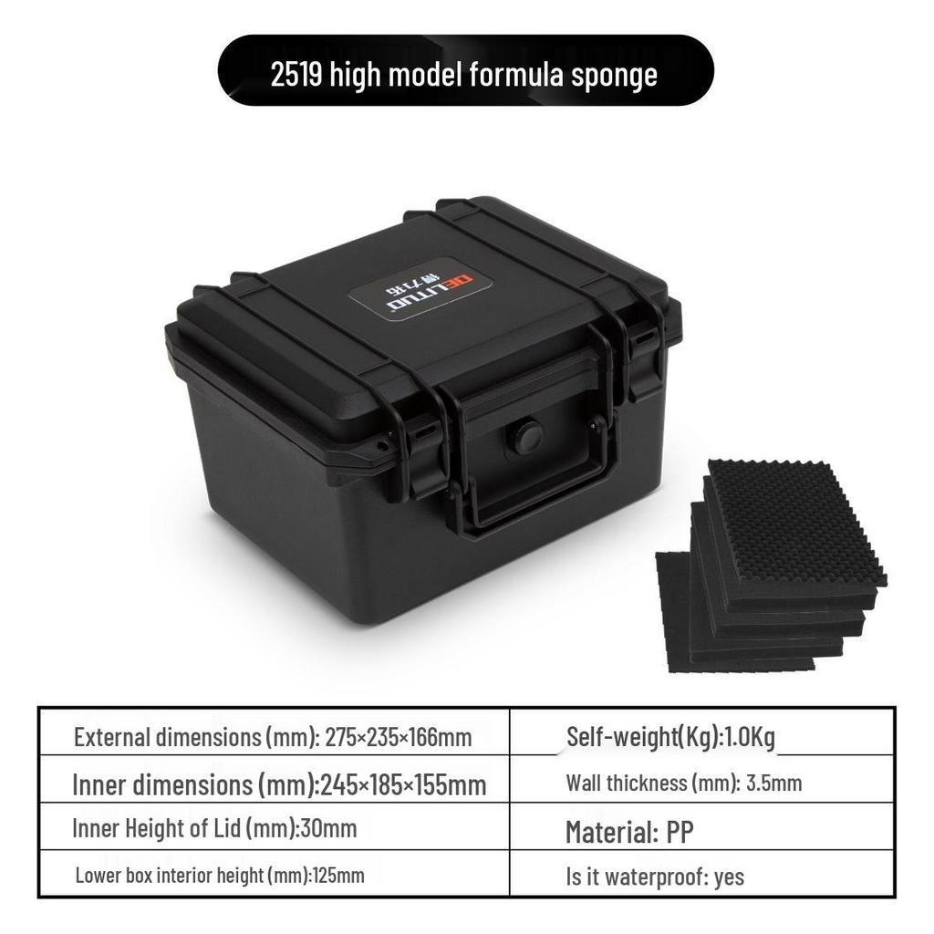 Пластиковый водонепроницаемый ударопрочный защитный бокс для камеры и оборудования