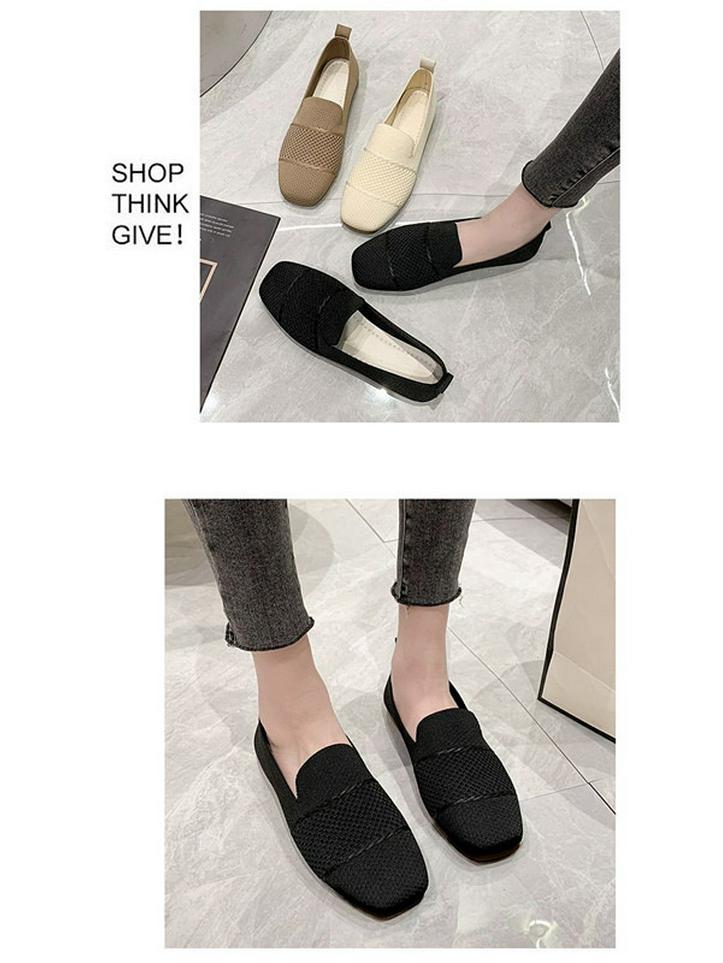 Women's 2025 Summer Breathable Woven Casual Flat Mesh Shoes