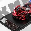 Симуляция 1/32 Модель спортивного автомобиля Apollo EVO Литой под давлением Детская игрушечная машина Звук и свет Оттягивание назад Сплав Миниатюрный Voiture