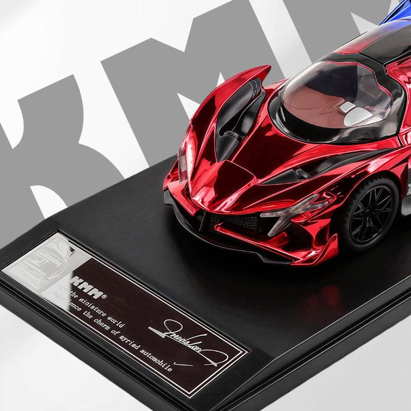 Симуляция 1/32 Модель спортивного автомобиля Apollo EVO Литой под давлением Детская игрушечная машина Звук и свет Оттягивание назад Сплав Миниатюрный Voiture
