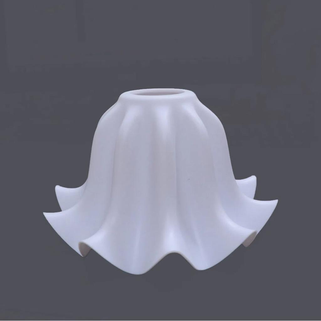 1 шт. Сделай сам Настенный Ночной Ресторан Люстра Замена E27 Пластиковый Колокол Орхидея Абажур Подвесной Светильник Аксессуары Настольные Детали