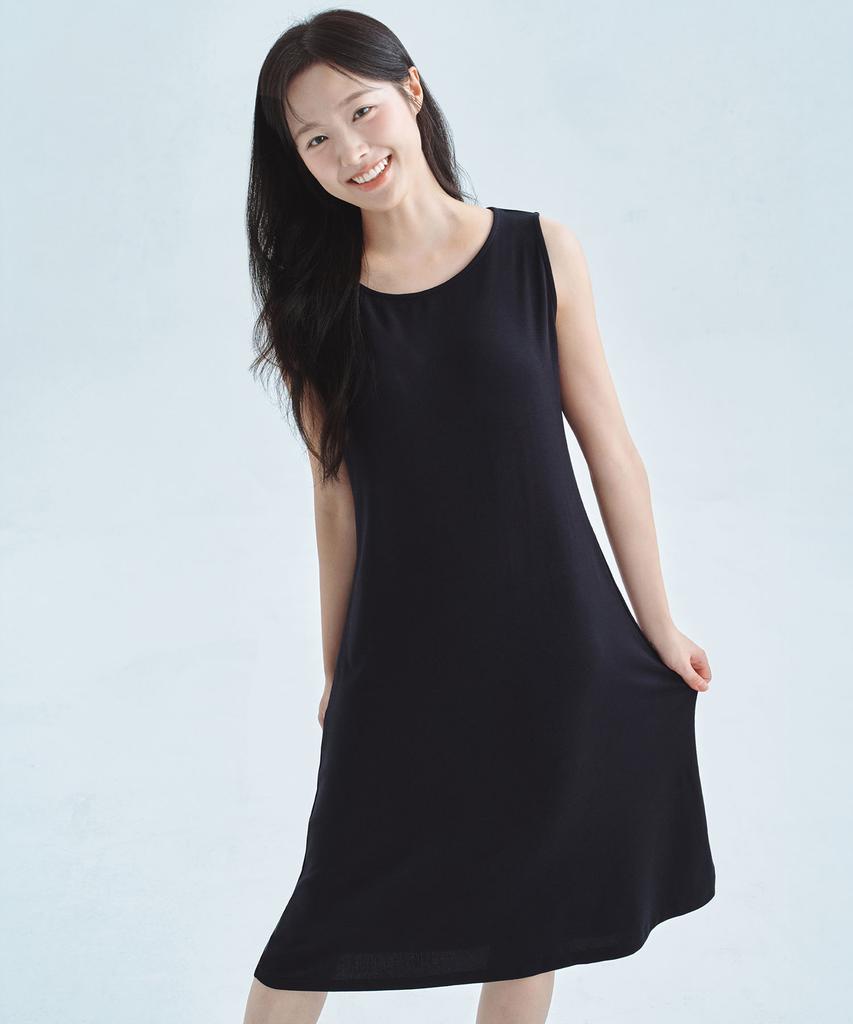 BYC Silky Boat Neck Dress