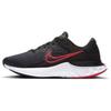Renew Run 2 Spliced Casual Mesh Fabric Shock Absorption Non-Slip Wear-Resistant Low-Top Marathon Running Shoes Men Sneakers Black Red CU3504-001