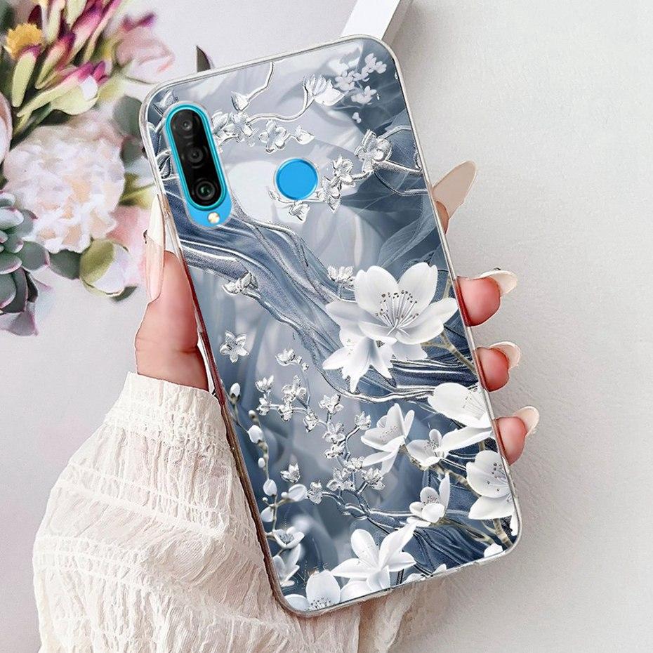 Милый чехол с рисунком для Huawei P30 Lite / P30 Pro / P30 Мягкий силиконовый ТПУ задняя крышка Чехлы для Huawei P30Lite P 30 P30Pro