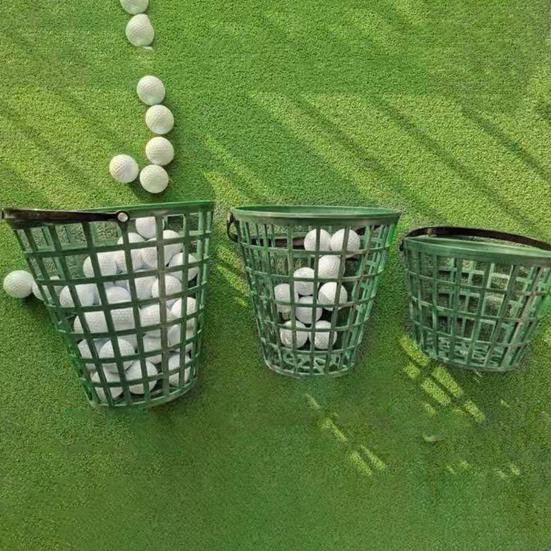 Большая вместительная корзина для гольфа, устойчивая к высоким температурам, ведро для переноски мячей для гольфа, контейнер для хранения мячей для гольфа с ручкой