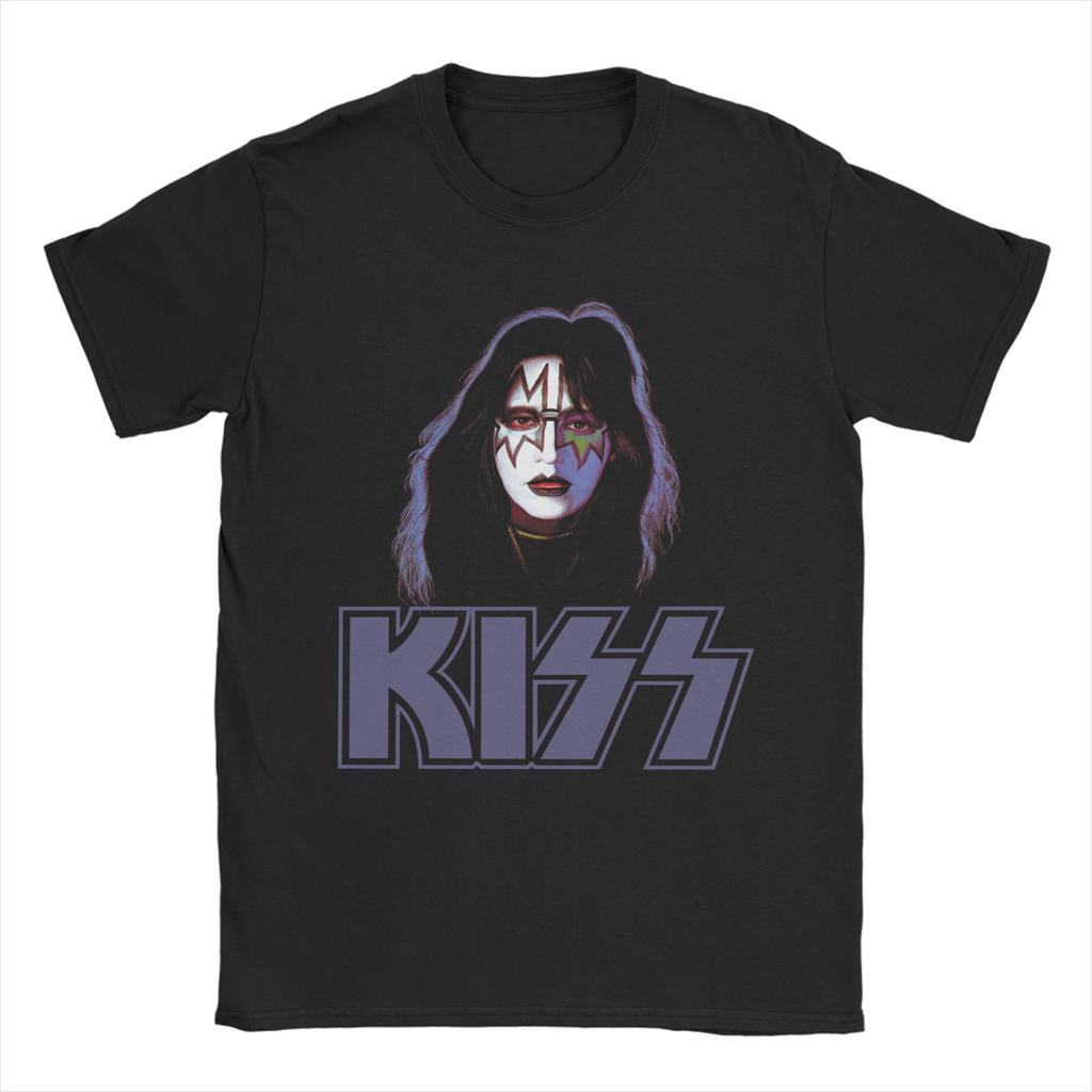 Rip Ace Frehley Космонавт 1951-2025 группа kiss Одежда Мужчины Женщины Футболка 100% Хлопок Футболка Новое Поступление Футболка Одежда