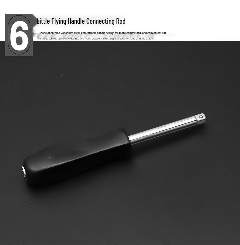 Набор из 46 предметов, многофункциональный инструмент с трещоткой и торцевыми головками для автомобилей и мотоциклов