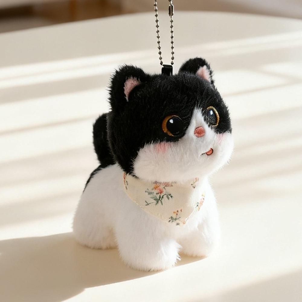 Super Soft Cat Stuffed Plushies Doll 13cm Kitty Plush Keychain Home Decor