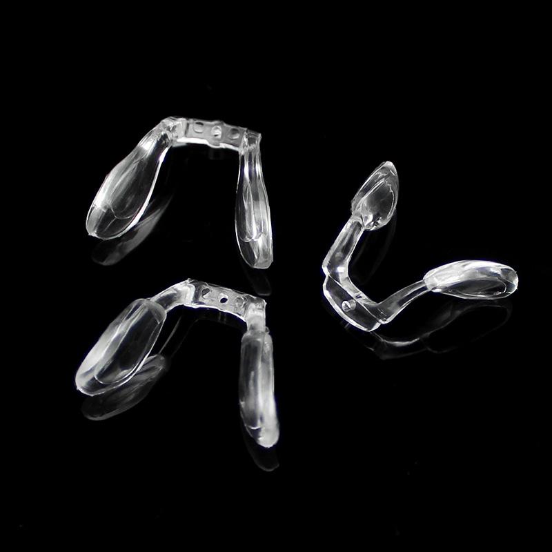 Детские цельные U-образные силиконовые носоупоры для очков с винтовой поддержкой переносицы