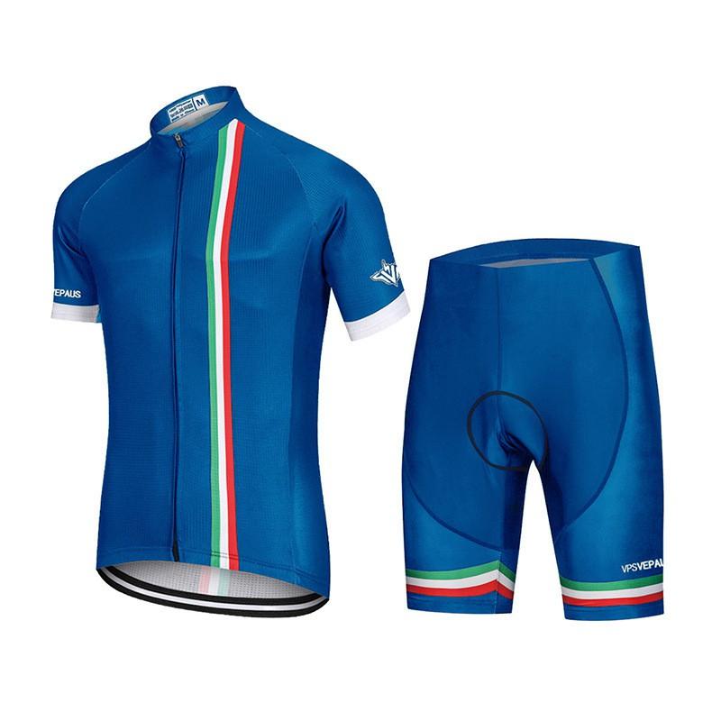 Mens Cycling Jersey Shorts Set Breathable Quick-Dry Bike Apparel Road Season