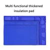 High Temperature Proof Workstation Pad Soldering Mat Integrated Ruler For Phone Computer Maintenance AntiSkid Textures