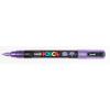 Marker - POSCA - PC3ML - Glittery Purple - Fine Conical Tip - Set of 6