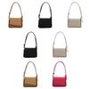 Stylish Woven Texture Handbag For Women In Black Beige Khaki And Pink Shades