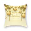 Подушка Золотая Рождественская наволочка для дивана-кровати, декоративные чехлы для диванных подушек, чехол navidad