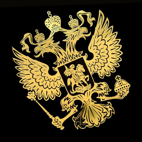 Car Auto Decals Russian Federation Eagle Emblem Phone Laptop Sticker Decor